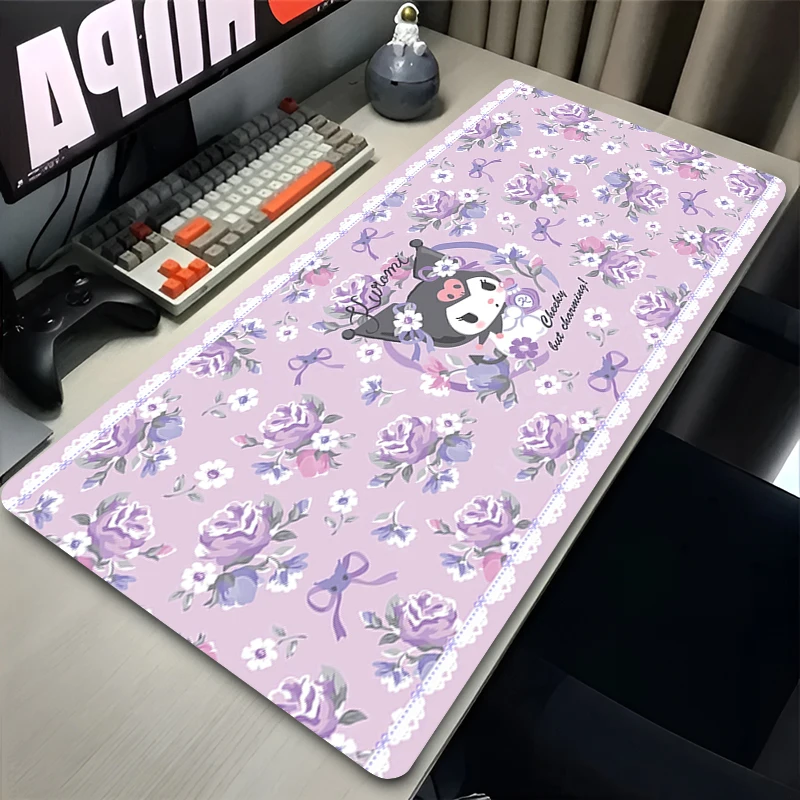 Office Computer Desk Mat Kurom – Tradescantia Purple recenzja i cena