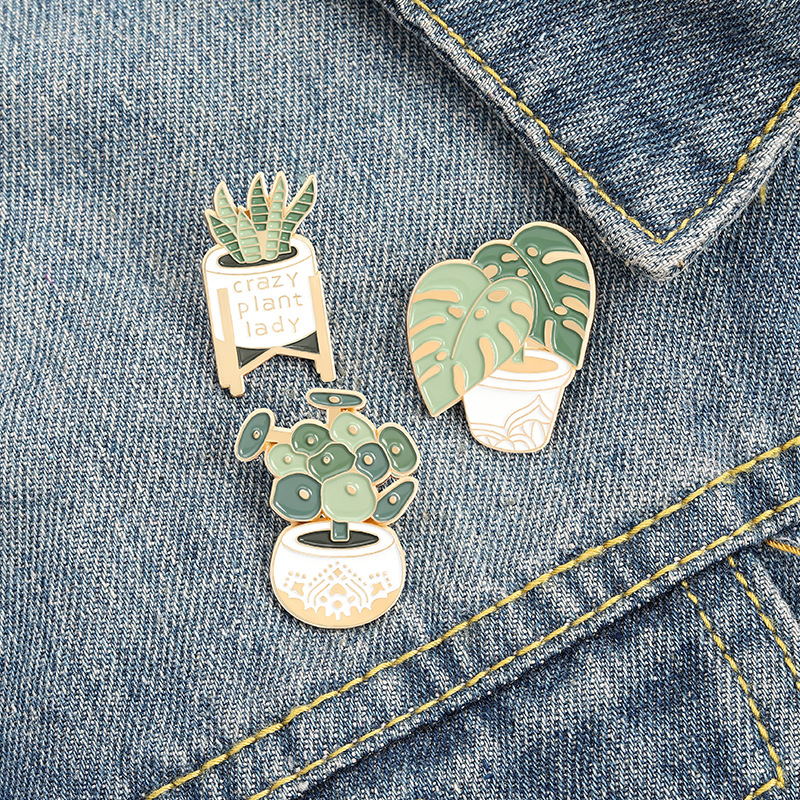 Potted Plant Brooch Monstera A – Aloe Vera Pot recenzja i cena