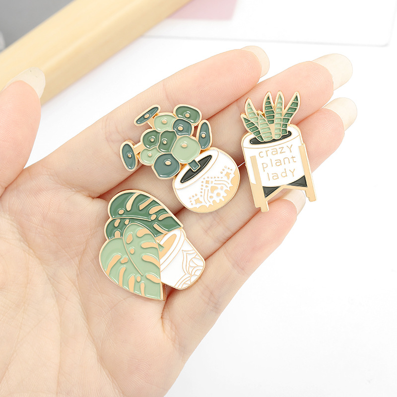 Potted Plant Brooch Monstera A – Aloe Vera Pot recenzja i cena