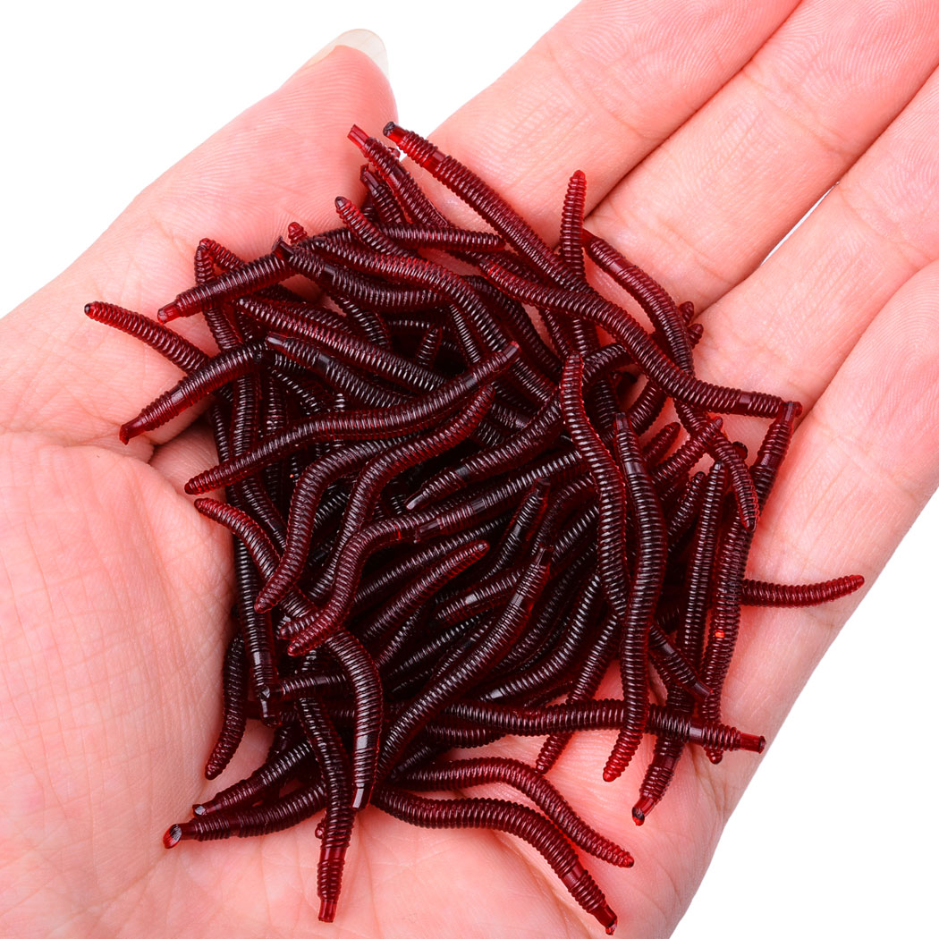 50pcs Lifelike Red Worm Soft L – Aglaonema Red recenzja i cena