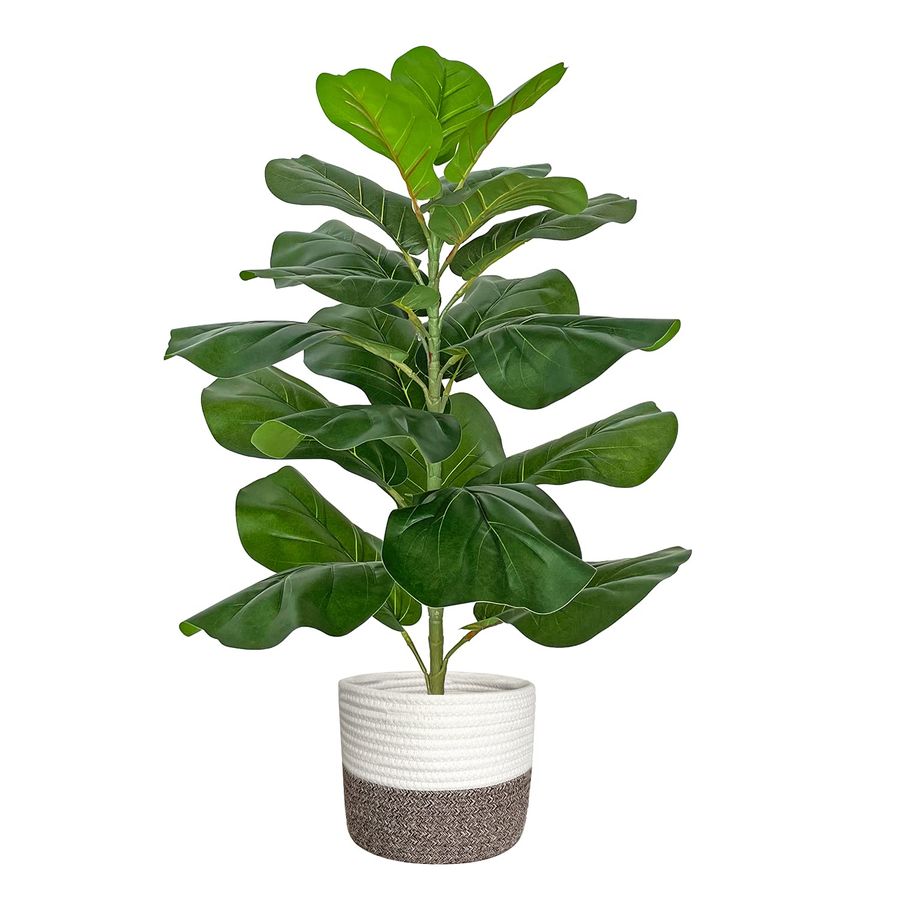 Artificial Fiddle Leaf Fig Tre – Ficus Lyrata Tree recenzja i cena