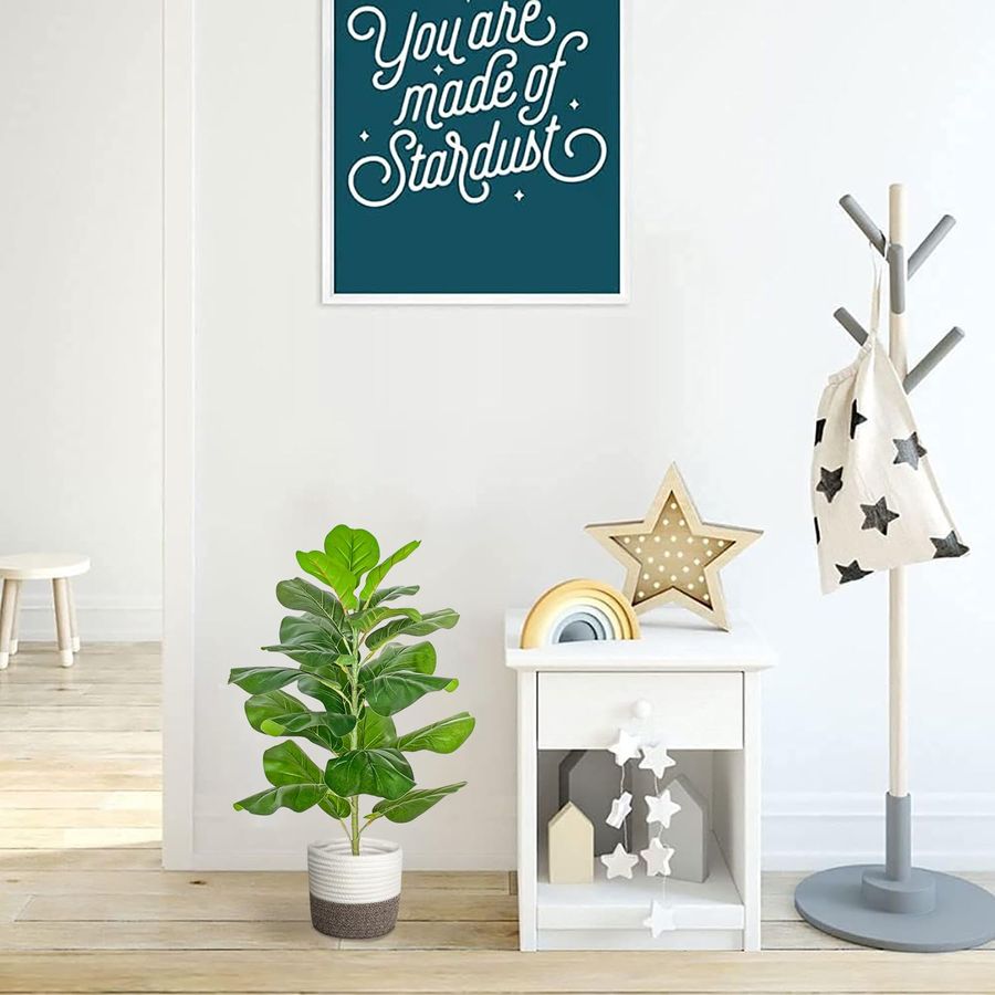 Artificial Fiddle Leaf Fig Tre – Ficus Lyrata Tree recenzja i cena