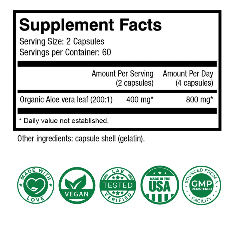 Aloe Vera Capsules - Help Prom – Aloe Vera Pot recenzja i cena