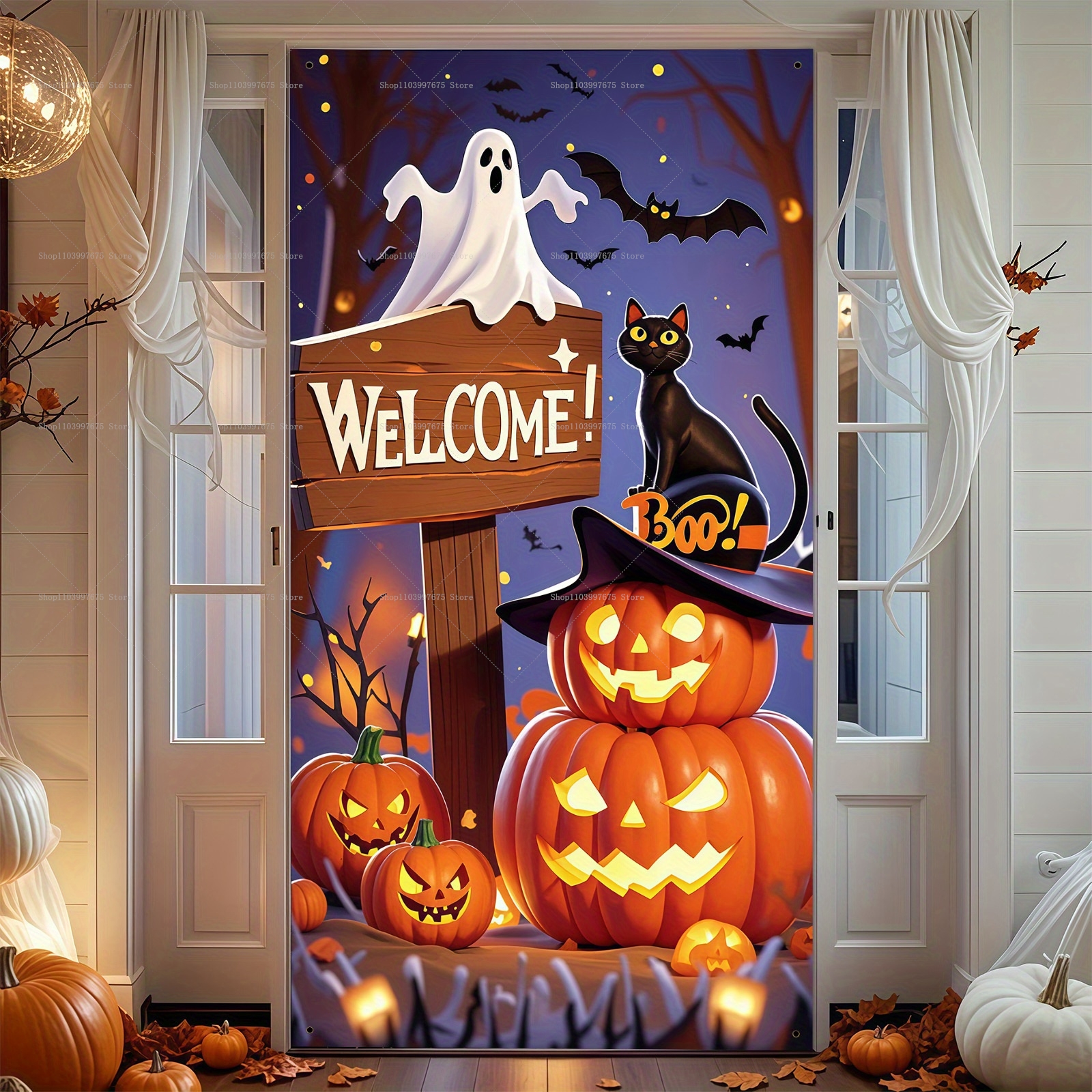 Happy Halloween Door Banner Ev – Spider Plant Hanging recenzja i cena