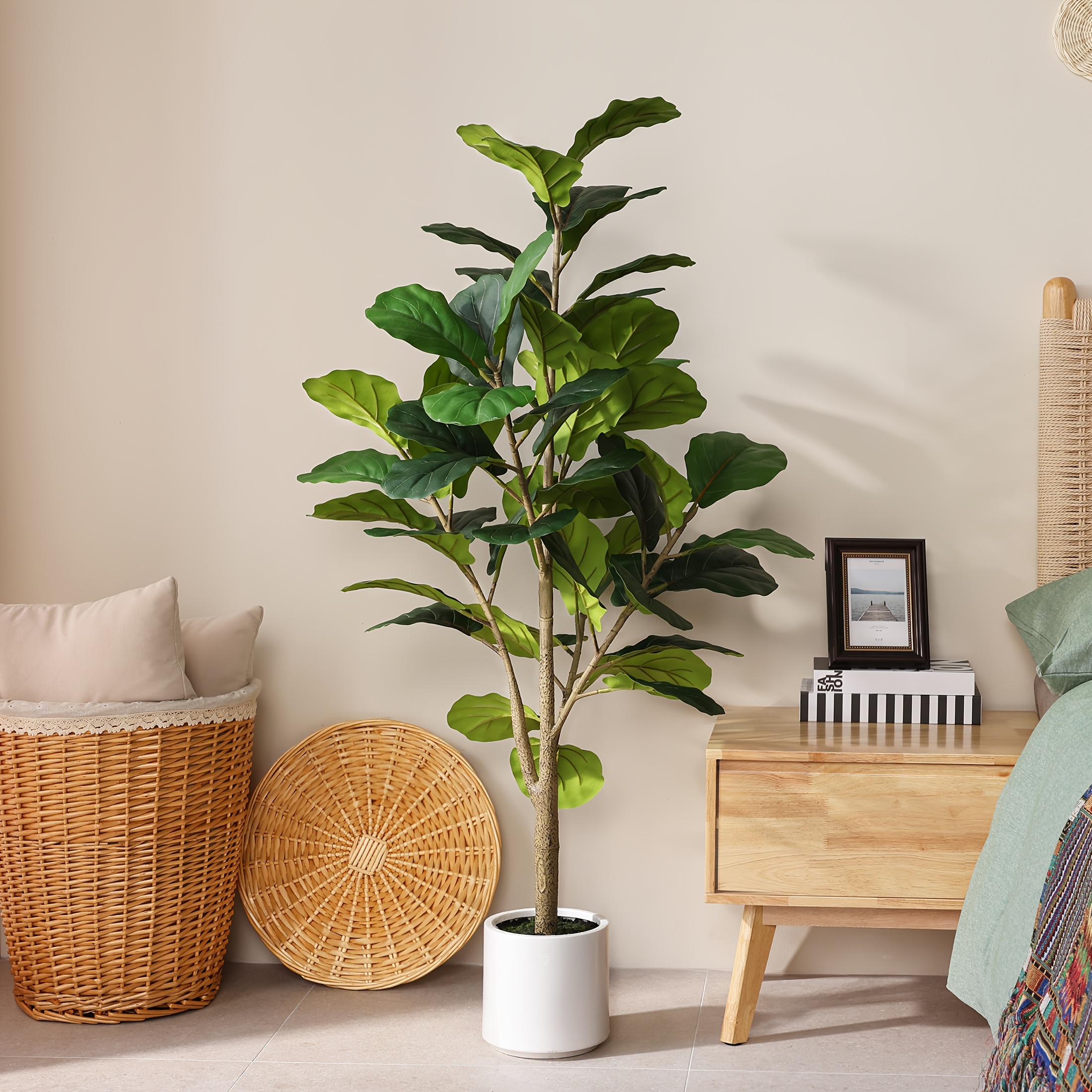 4.5ft Realistic Artificial Fid – Ficus Lyrata Tree recenzja i cena
