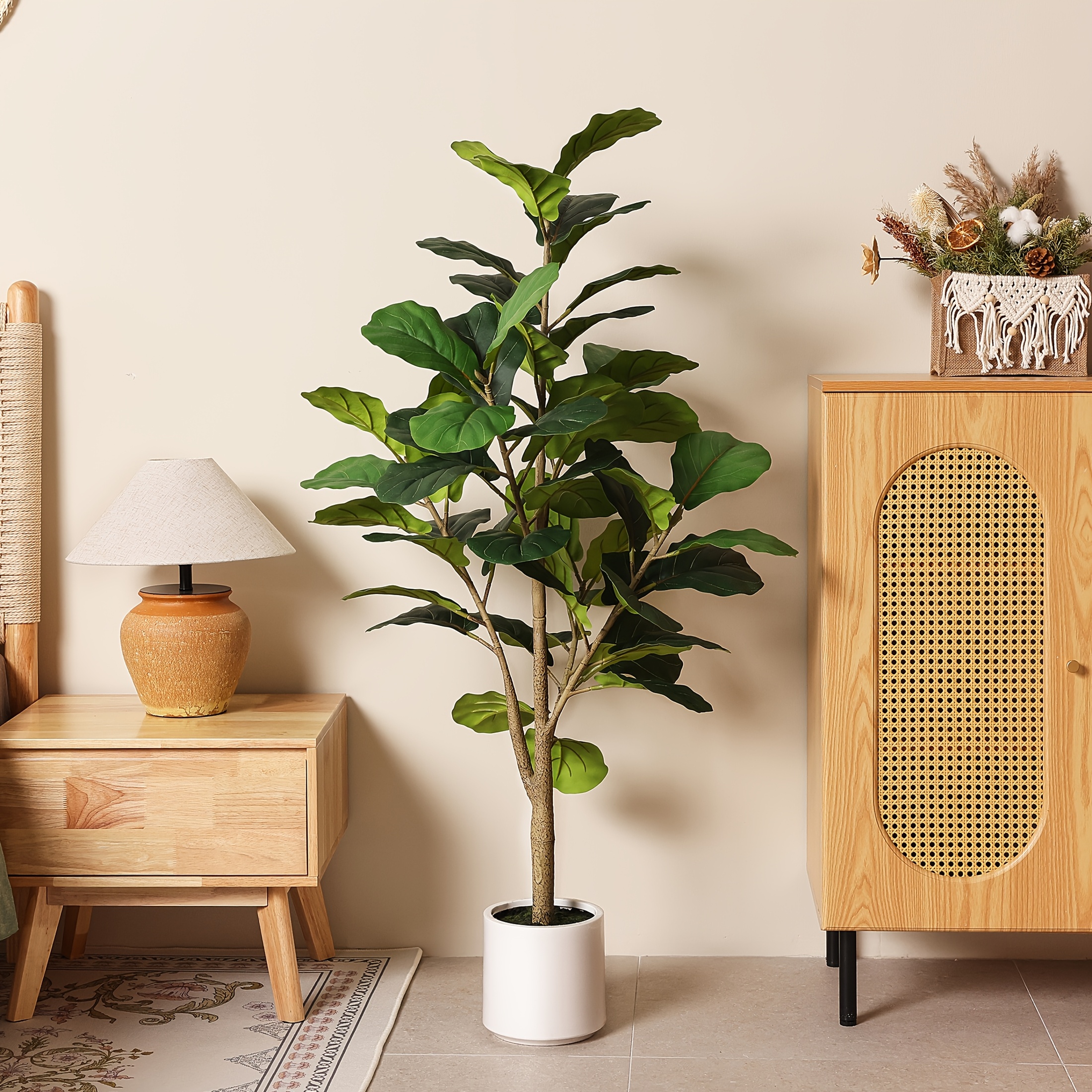 4.5ft Realistic Artificial Fid – Ficus Lyrata Tree recenzja i cena