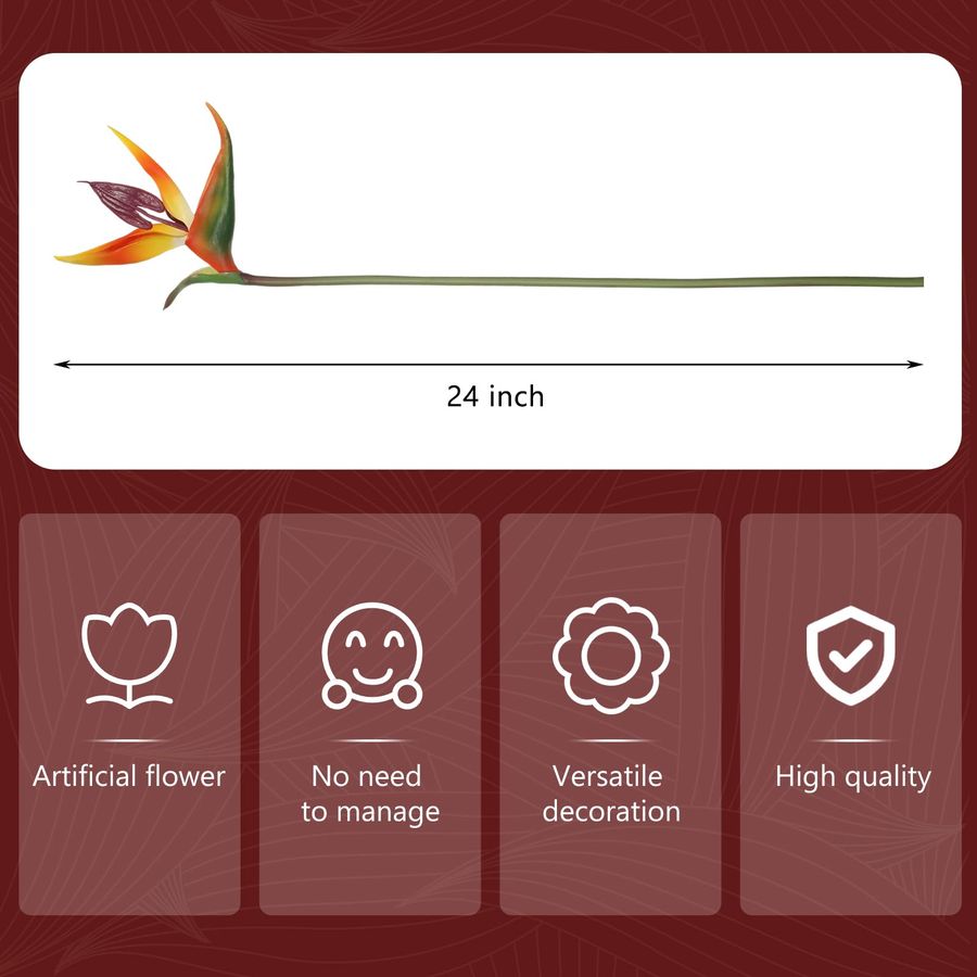 12 Pcs Bird of Paradise Artifi – Bird Paradise Strelitzia recenzja i cena