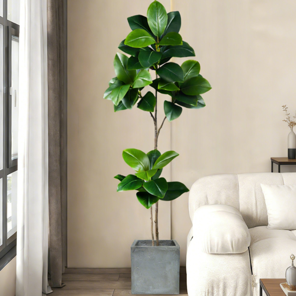 74-140cm Artificial Rubber Tre – Ficus Lyrata Tree recenzja i cena