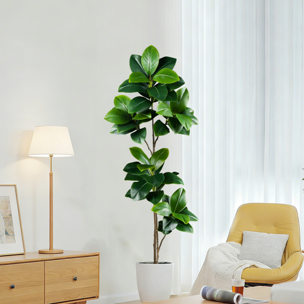 74-140cm Artificial Rubber Tre – Ficus Lyrata Tree recenzja i cena