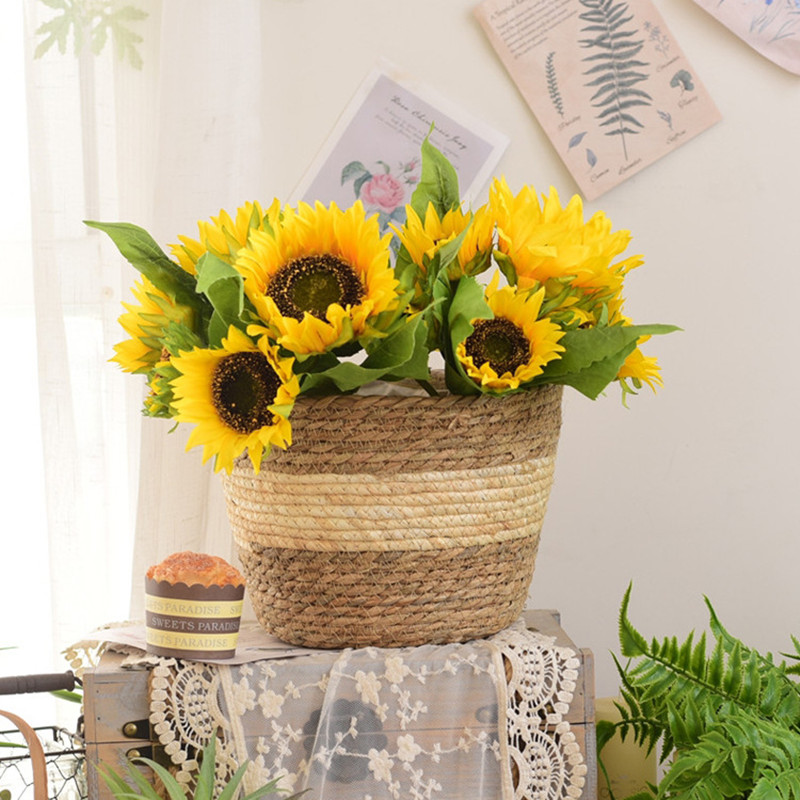Straw Weaving Flower Plant Pot – Aloe Vera Pot recenzja i cena