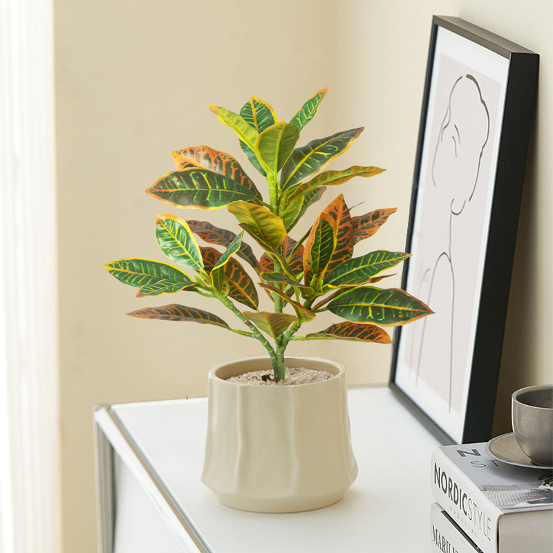 24-41cm Artificial Plants Fake – Ficus Lyrata Tree recenzja i cena