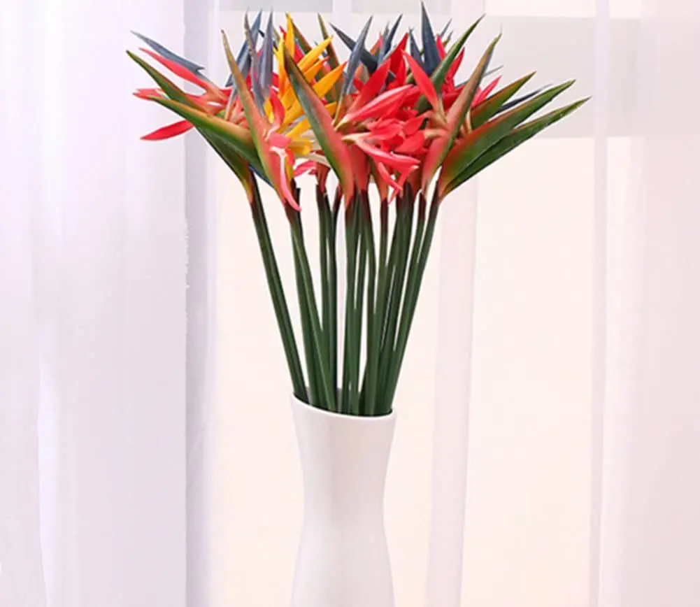 8PCS Artificial Flowers Streli – Bird Paradise Strelitzia recenzja i cena