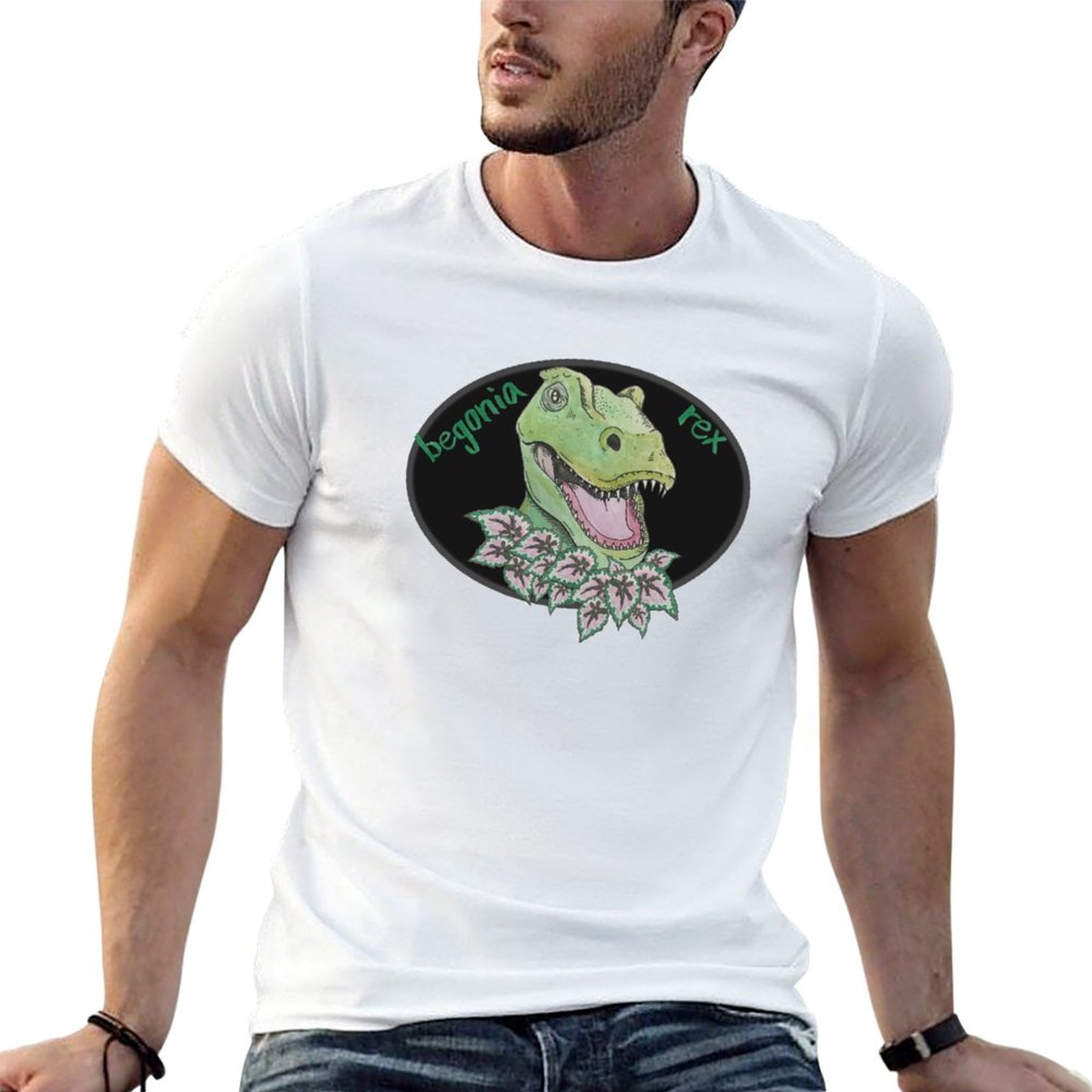T rex begonia T-Shirt cotton t – Begonia Rex recenzja i cena