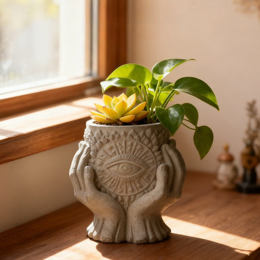 Guardian Eye Candle Cup Silico – Echeveria Succulent recenzja i cena