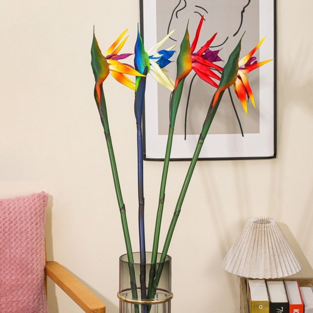 New Long Stem Artificial Bird  – Bird Paradise Strelitzia recenzja i cena
